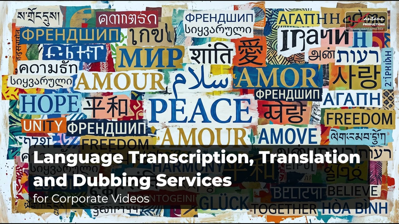 Language Transcription, Translation and Dubbing Services for Corporate Videos