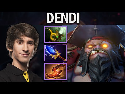 DENDI PUDGE - BACK TO MID - DOTA 2 7.28 GAMEPLAY
