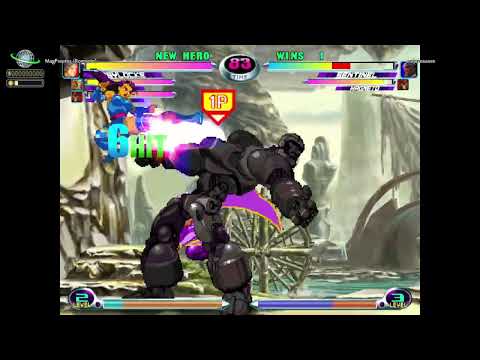 MvC2: Romneto - Psylocke Dual Infinite (Psy Shot + NJ) Crossup DHC 100% Sequence .:10.10.25:.