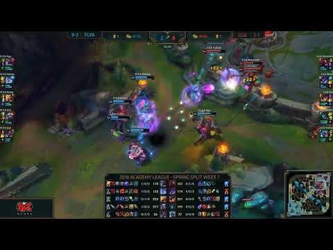 CGA (Sun's Ziggs) vs FLYA (Shrimp's Nunu) Highlights | NA Academy | Spring 2018 W7D1