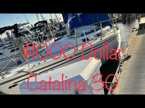We Bought a $ 1000 Sailboat /1981 Catalina 30 OUR NEW DREAM HOME SE1 E01