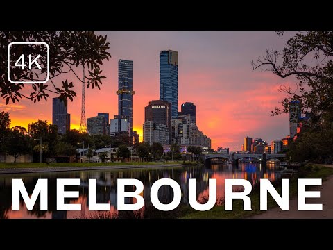 MELBOURNE In 4k Ultra HD Video - HDR - Melbourne Drone Video - Australia 4k