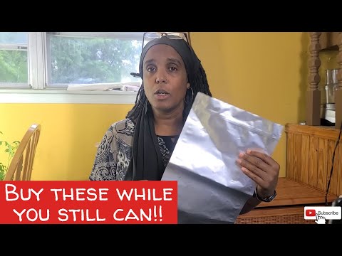 Part of a video titled Amazon Banning Mylar Bags...Get Them Now!! - YouTube