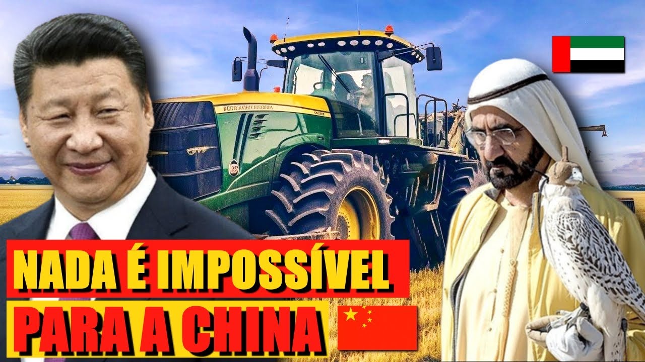 Como a China PLANTOU 8.200 Hectares de Arroz no DESERTO e deixaram cientistas de Dubai ASSUSTADOS