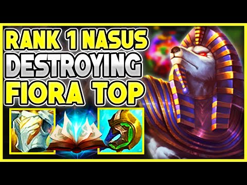 Rank 1 Nasus Destroys Season 11 Fiora | Nasus vs Fiora season 11 | Carnarius | League of Legends