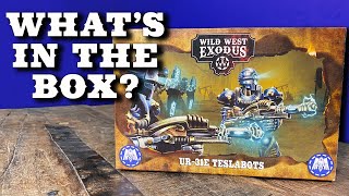 Wild West Exodus UR-31E Teslabots Unboxing - Union Faction