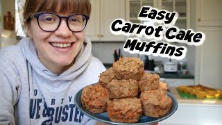 Healthy Carrot Cake Muffin (Easy)