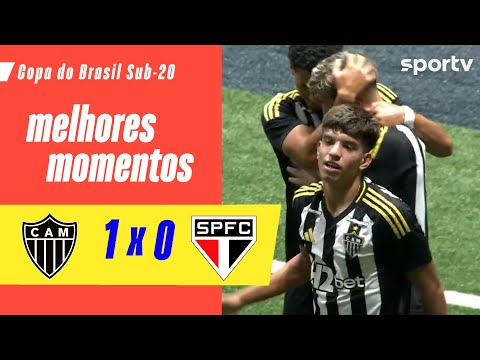 Gols e lances de Atlético Mineiro x São Paulo