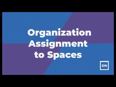 Organization Assignment to Spaces