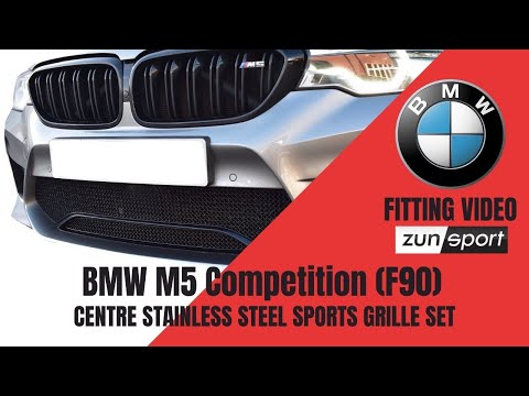 HOW TO - BMW M5 Competition (F90) Centre Grille Set Fitting Video | Zunsport