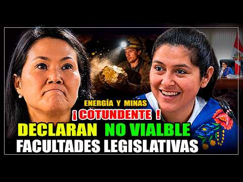 ¡DURO REVÉS AL EJECUTIVO!🚨COMISIÓN DE ENERGÍA Y MINAS RECHAZA FACULTADES LEGISLATIVAS CON 11 VOTOS