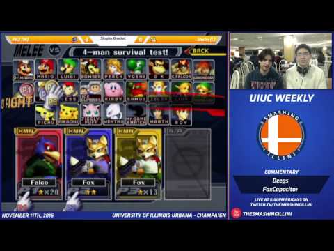 [Smashing Illini Weekly] PRZ (Falco) vs. Shabo (Fox) SSBM Grand Finals and friendlies