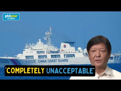 President Bongbong Marcos kinondena ang plano ng China na manghuli ng 'trespassers' sa West PH Sea