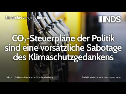 CO2-Steuerpläne der Politik, vorsätzliche Sabotage des Klimaschutzgedankens | J. Berger | 22.08.2019