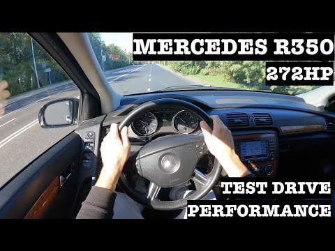 2007 Mercedes R Class 350 3.5 272HP | POV Test Drive | Fuel consumption | 0-100 | review