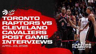 Toronto Raptors Full Media Availability | RD1 GM3 Post Game vs Cavaliers | April 23, 2026