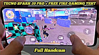 Download lagu Tecno Spark 20 Pro   Free Fire Gaming Test | Tecno Spark 20 Pro   Gaming Review | Full Handcam mp3