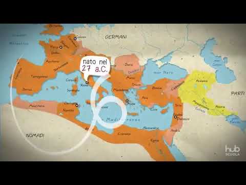 Carta animata - L'Impero romano alla sua massima espansione