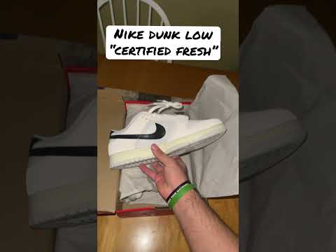 Nike dunk low certified fresh😍 #Nikedunk#dunklow#nike