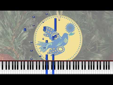 Joulun rauhaa (Happy Xmas) [Synthesia Pianotutoriaali] *Opi soittamaan*
