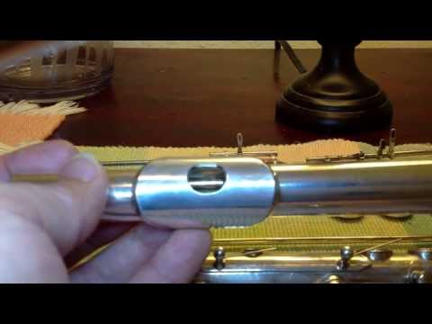 About Flute: Disassembling Head Joint (20130729DisassemHead)