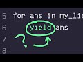 Python Yield Keyword??