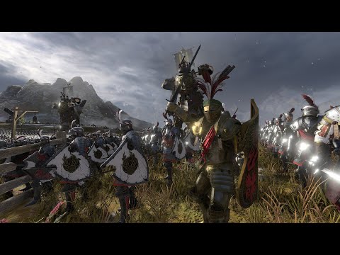 Fimir & Orks vs The Empire - total war warhammer 3