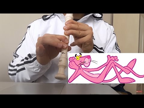 Pink Panther Theme Song Recorder Block Flute Notes