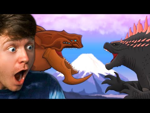 EVOLVED GODZILLA vs MEGA KAIJU the BATTLE! (Reaction)
