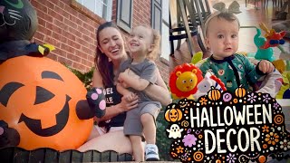 HALLOWEEN DECOR & Violet turns 9 months!