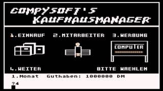 Kaufhausmanager for the Atari 8-bit family