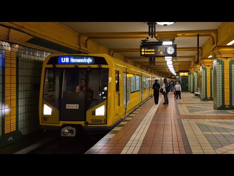 U-Bahn Berlin | Mitfahrt in der kompletten U8 von Wittenau bis Hermannstraße im H97 5004-1