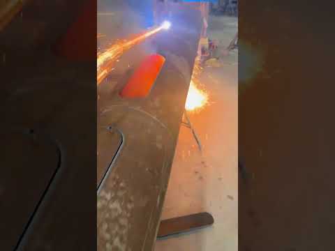 Cutting Large Round Tube on EXT