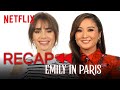Lily Collins and Ashley Park Recap Emily in Paris Season 1 | Netflix