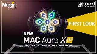 Video thumbnail for Introducing Martin MAC Aura XIP | First Look & Overview | Indoor / Outdoor Workhorse Wash by Sound Technology Ltd - Pro Lighting Division