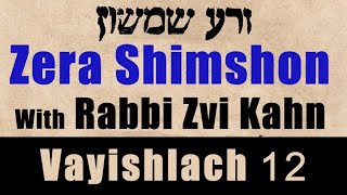 זרא שמשון - ויישלח #12 ת'784 - רבי צבי חאן