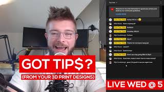 Get TIP$ on Thingiverse, MMF, or Cults3D (Tip #1) - Ways to Increase Your Paid Tips