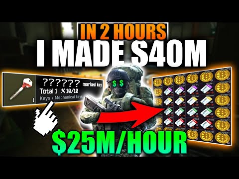 MADE $40M in 2HOURS of PVE! Escape From Tarkov PVE