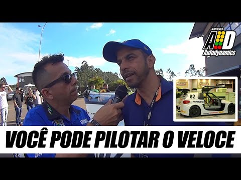 Veloce é o carro de corridas do Velopark