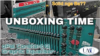 Video thumbnail for UNBOXING TIME I BSS fcs oPal Constant Q Graphic Equaliser l sound check and review by UMD PRO by CROUTV