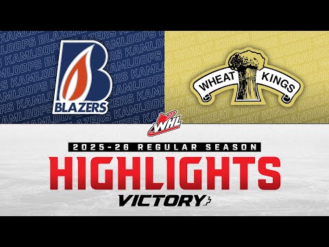 Kamloops Blazers at Brandon Wheat Kings 10/16 | WHL Highlights 2025-26