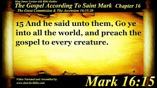 The Gospel of Mark Chapter 16 - Bible Book 41 - The Holy Bible KJV in HD 4K Audio Text