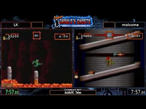 Super Ghouls'n Ghosts Speedrun Any% Tournament 2019 Final Tournament LK vs malcome 20190630