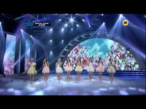 [111117] SNSD 少女時代☆How Great Is Your Love☆@ M!CountDown.