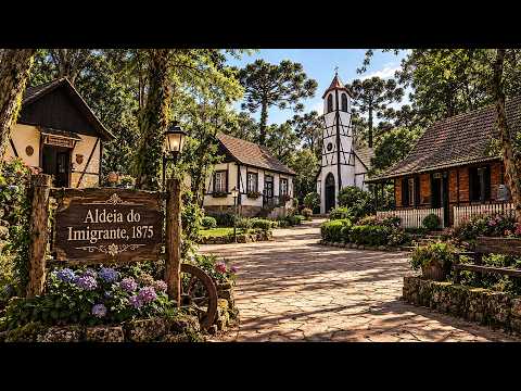 Parece a EUROPA, mas este lindo lugar fica aqui no Brasil, e você pode visitar! | Nova Petrópolis/RS