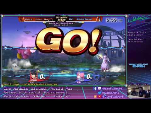 MG:WW - Smash 4 Singles - LQF - Deci (Robin) vs. Dr. Robotnik (Yoshi)