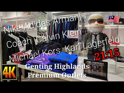 Premium Outlet Malásia: GENTING HIGHLANDS PREMIUM OUTLETS às 21h15