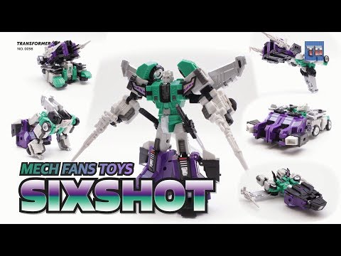 Transformer Mech Fans Toys SIXSHOT MF - 27 Six changer Robot Toy Video Review!