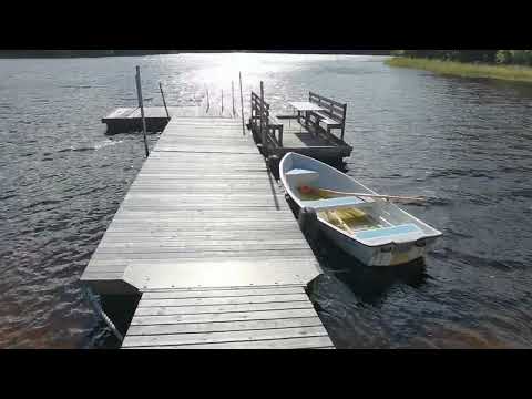 BRYGGAN och badplatsen ÖSTRA LÅNGASJÖN norr om Backaryd - 2022-09-15 - Långsjöryd - RONNEBY