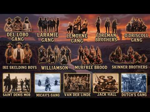 EVERY RED DEAD REDEMPTION GANG EXPLAINED PART 1 & 2
